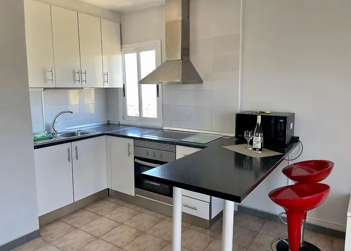 First line, upscale apartment Los Cristianos!